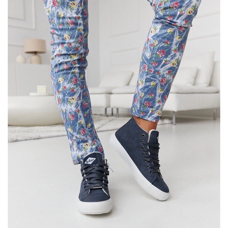 Tmavě modré tenisky Lee Cooper LCJL-20-31-12 modrý 1