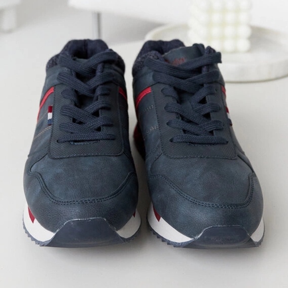 Tmavě modré tenisky Lee Cooper LCJ-21-29-0642M modrý 1