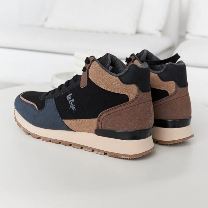 Lee Cooper Modré a hnědé tenisky LCJ-23-31-3065M modrý 1