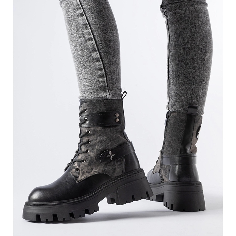 Černé zateplené boty s chráničem Norwalk černý 1