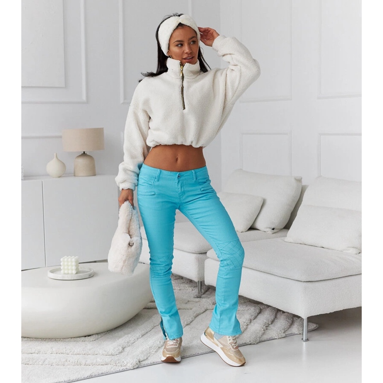 Zlaté zateplené tenisky Deleon se třpytkami zlatý 1