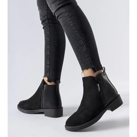 Černé zateplené klasické boty Montaldo černý 1