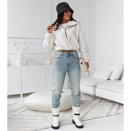 Béžové zateplené dámské sněhule Pulliam béžový 1 Béžové zateplené dámské sněhule Pulliam béžový 1