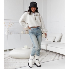 Béžové zateplené dámské sněhule Pulliam béžový 2