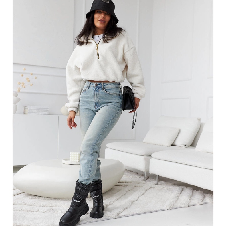 Černé zateplené dámské sněhule Pulliam černá 1