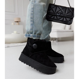 Černé krátké zateplené sněhule Casimiro černý 2