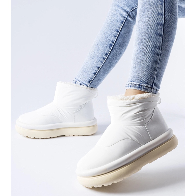 Bílé zateplené sněhule Linwood bílý 1