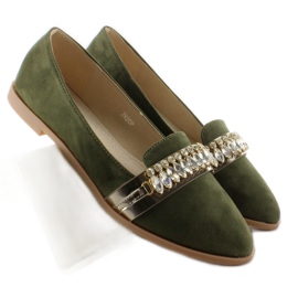 Elegantní lordi s kubickými zirkony JH20P Green zelený 2