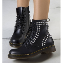 PA1 Černé dámské kozačky Manzo černá 1