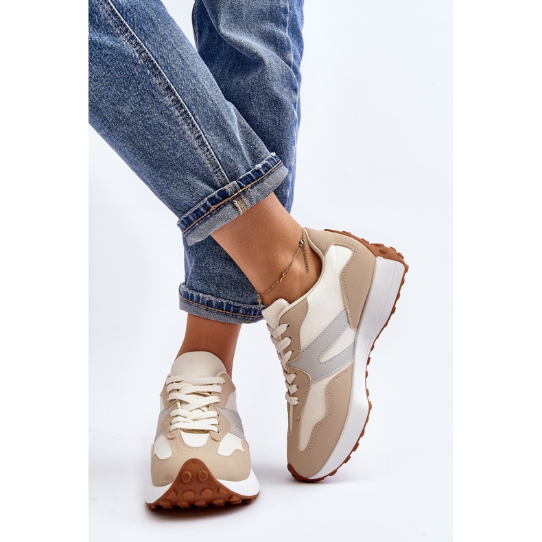 Dámská sportovní obuv béžová Chloette béžový 1 Dámská sportovní obuv béžová Chloette béžový 1