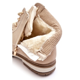 News Dámské kožené zateplené kozačky Béžová Bimena béžový 1 News Dámské kožené zateplené kozačky Béžová Bimena béžový 1