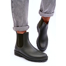 Dámský skluz -green matný galoshes zelený 3