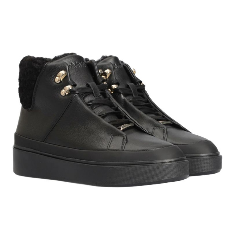 Calvin Klein Hell Cupsole Hi Top Wl W boty HW0HW01208 černý 1