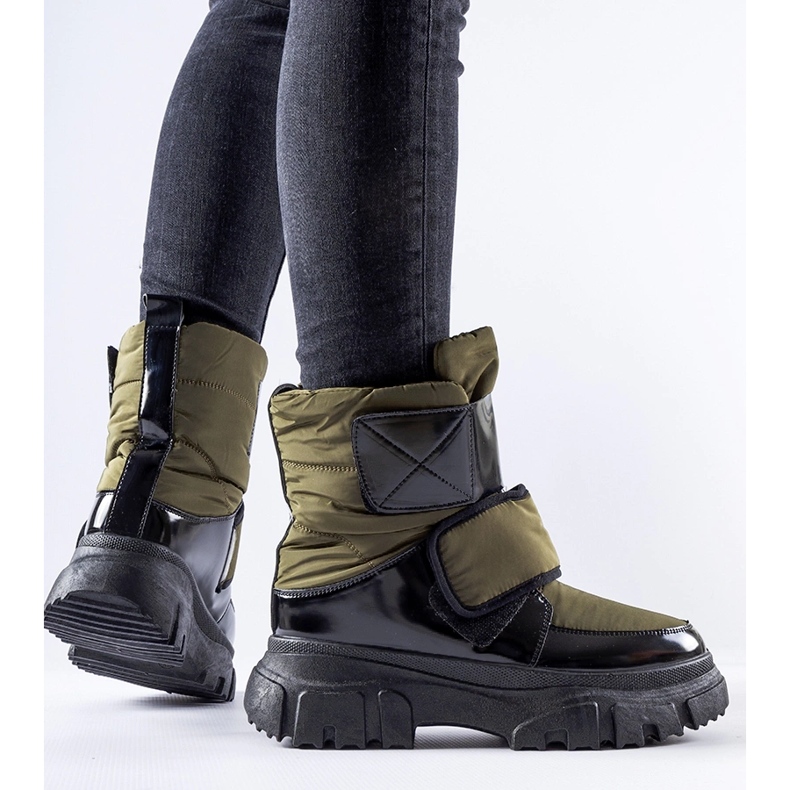 Zelené zateplené sněhule Hutchinson zelená 1