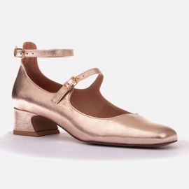 Marco Shoes Lodičky ve stylu Mary Jane zlatý 1