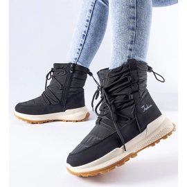 Černé zateplené sněhule Stephen černý 1