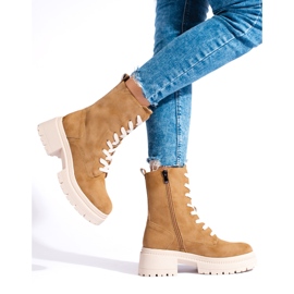 W. Potocki Potocki velbloudí šněrovací kotníkové boty hnědý 2 W. Potocki Potocki velbloudí šněrovací kotníkové boty hnědý 2