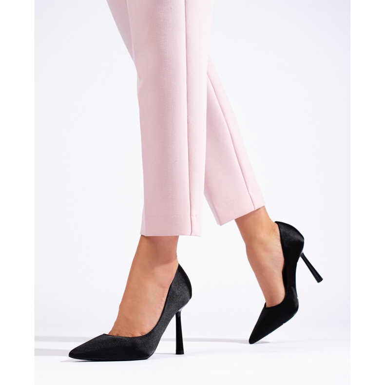 Dámské vysoké podpatky Vinceza černé černá 1