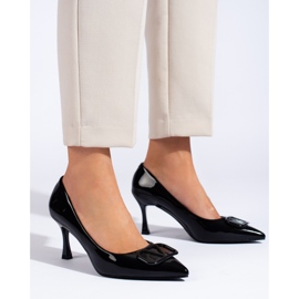 Dámské lodičky Vinceza s černým zdobením 2