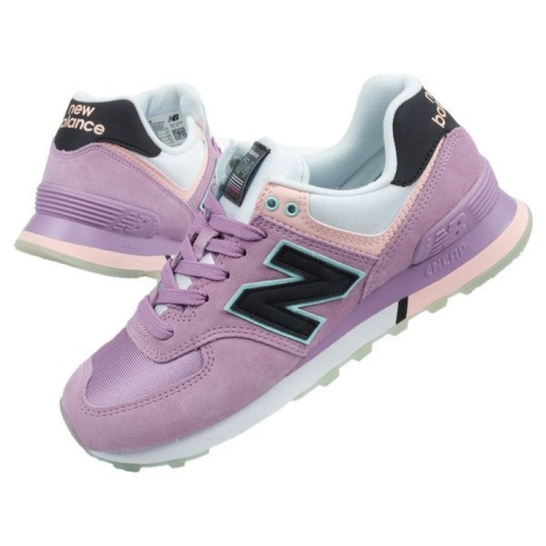 Boty New Balance W WL574SAW fialový 1