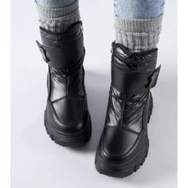 Černé zateplené sněhule Mejia černý 1