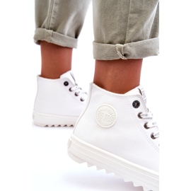 Dámské tenisky Big Star High Warm White GG274108 bílý 1