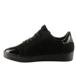 Dámské tenisky s krystaly T273P Black černý 2