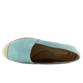 Espadrilky s plátěnou špičkou JH23P L. Modrá modrý 2