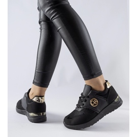 Černé sportovní tenisky Almenno černý 2