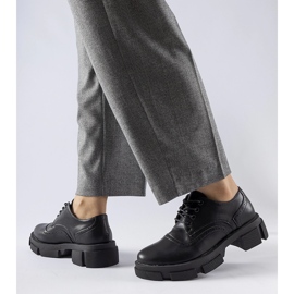 Černé šněrovací boty Piazzetta černý 1