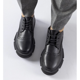 Černé šněrovací boty Piazzetta černá 2
