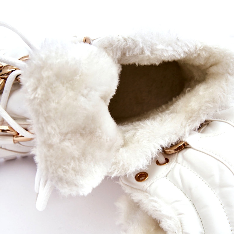 Dámské zateplené sportovní boty Lace-Up Trappers White Bastini bílý 7