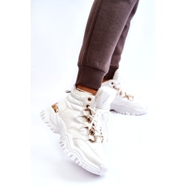 Dámské zateplené sportovní boty Lace-Up Trappers White Bastini bílý 2