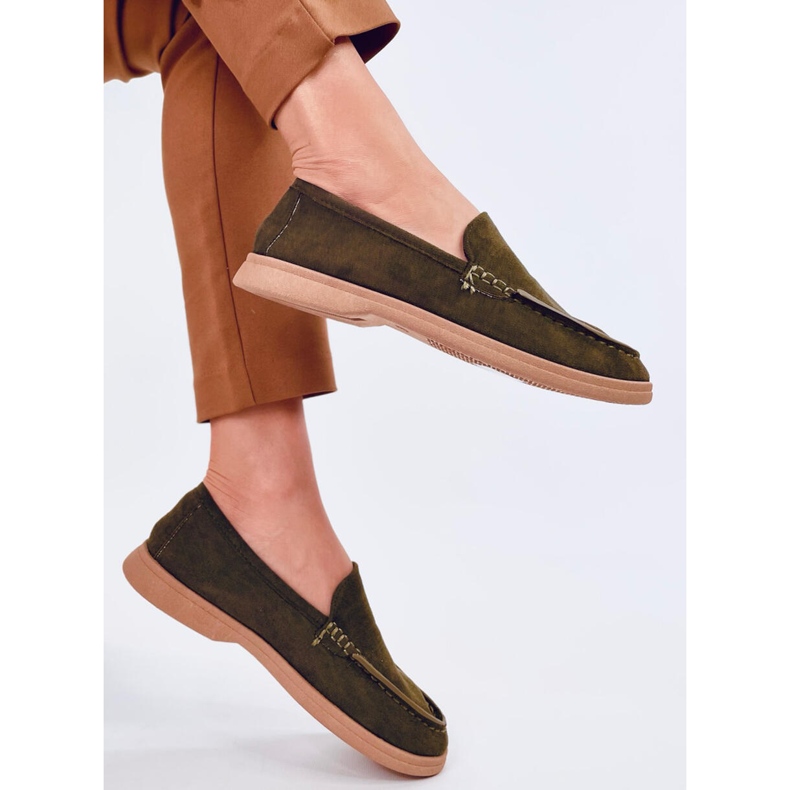 Měkké dámské mokasíny Justt Green zelená 2
