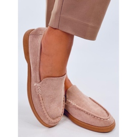 Měkké dámské mokasíny Justt Beige béžový 1