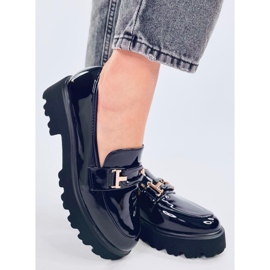 Lakované mokasíny Manff Black černý 1