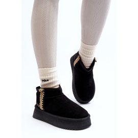 Platforma Sněhule S černým Vzorem Udra 2