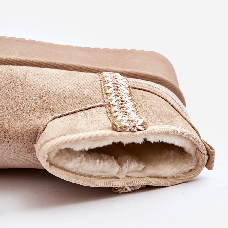 Platforma Sněhule S Béžovým Vzorem Udra 1