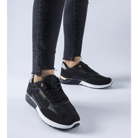 Černé třpytivé tenisky Roganzuolo černý 1