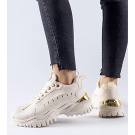 Béžové sportovní tenisky Laudes béžový 1