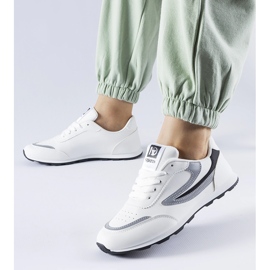 Bílé sportovní tenisky Cogliandrino bílý 1