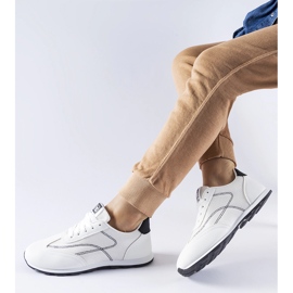 Bílé sportovní tenisky Pinarella bílý 1