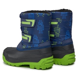 Černé boty do sněhu Lee Cooper LCJ-23-44-2006K NAVY/FUCHSIA černý 2