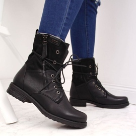 Taška na šněrování a zip Jezzi W JEZ254A, černá černý 2