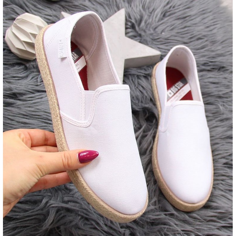 Espadrilky Big Star W DD274015, bílé bílý 1