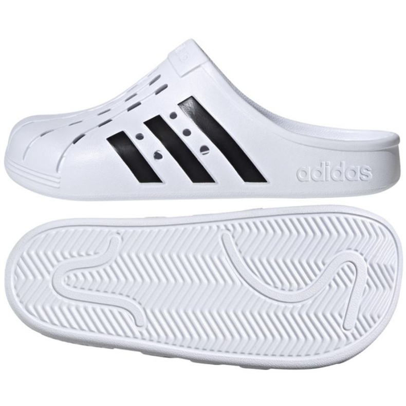 Sportovní žabky Adidas Adilette Clog FY8970 bílé pěny bílý 1