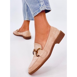Dámské mokasíny Linda Beige béžový 2