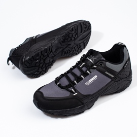 Pánské trekové boty DK černá šedá 1