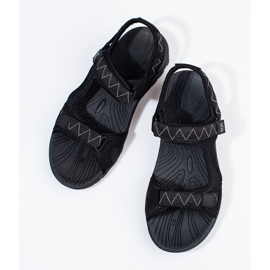 Lehké pánské sandály DK černá 2