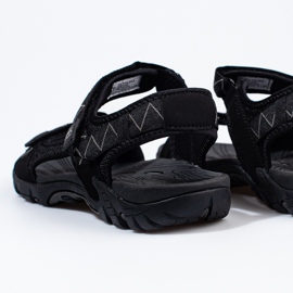 Lehké pánské sandály DK černá 3